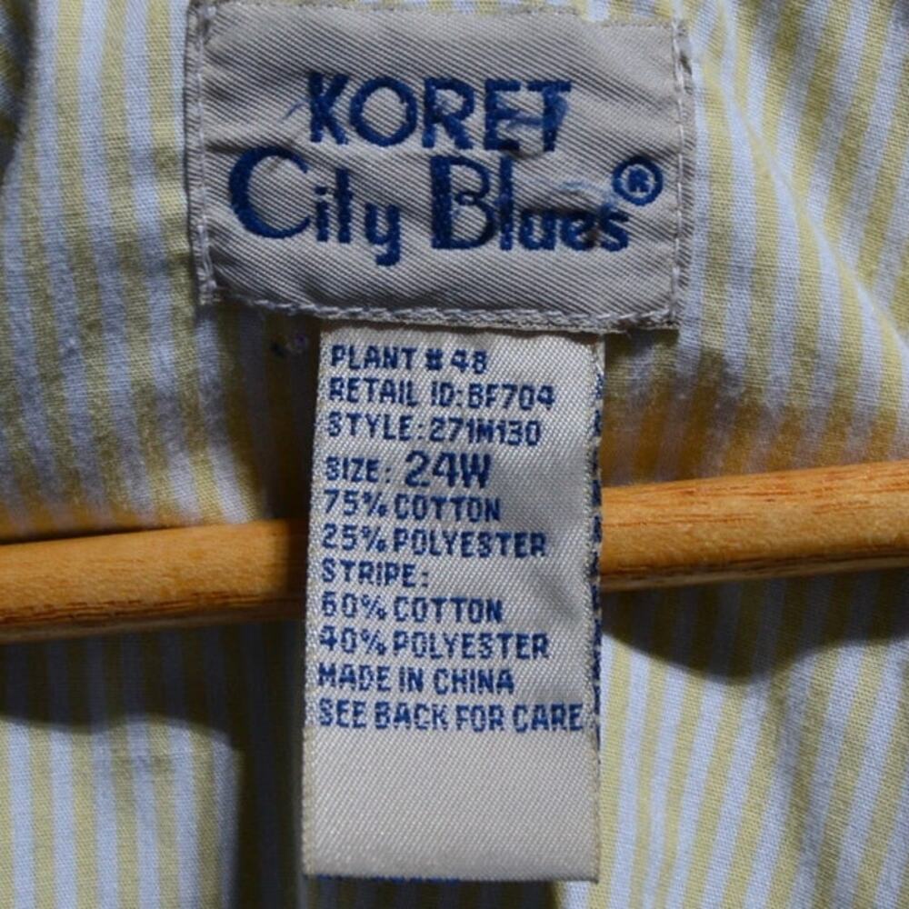 Koret City Blues Vintage Denim Jacket Size 24W - Picture 4 of 11
